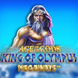 Age Of The Gods: King of Olympus Megaways by Origins, showcased at slottera.org – game logo