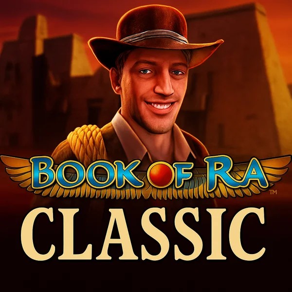 Book of Ra Classic by Novomatic, showcased at slottera.org – game logo