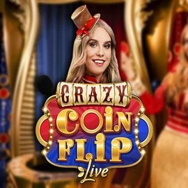 Crazy Coin Flip logo by Evolution at Sloterra CasinoCrazy Coin Flip