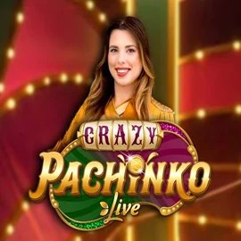 Official Live Casino logo: Crazy Pachinko by Evolution at Sloterra Casino