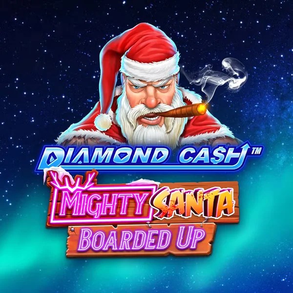 Diamond Cash Mighty Santa Boarded Up logo by Greentube Sloterra Casino