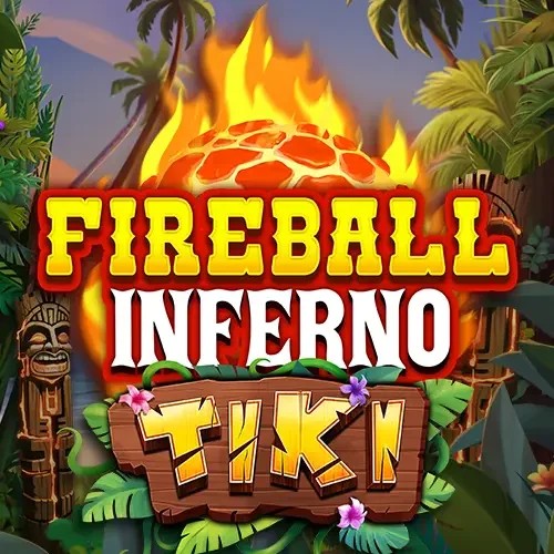 Fireball Inferno Tiki slot icon by NetEnt, available at Sloterra Casino