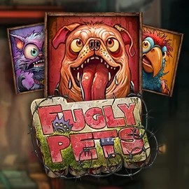 Fugly Pets slot logo by Stakelogic at Sloterra Casino