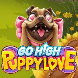 Official Slots logo: Go High Puppy Love by RubyPlay at Sloterra Casino