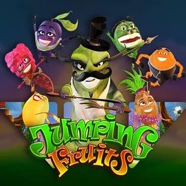 Jumping Fruits logo by Wazdan at Sloterra Casino