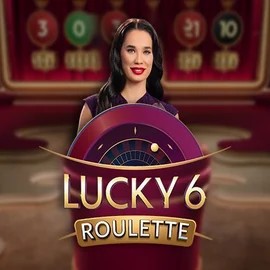 Lucky 6 Roulette logo by Pragmatic Play at Sloterra Casino