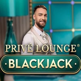 Privé Lounge Blackjack slot logo by Pragmatic Play at Sloterra Casino