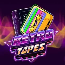 Retro Tapes logo by Push Gaming at Sloterra Casino