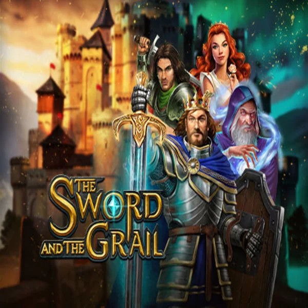 The Sword and the Grail logo by Play'n GO at Sloterra Casino